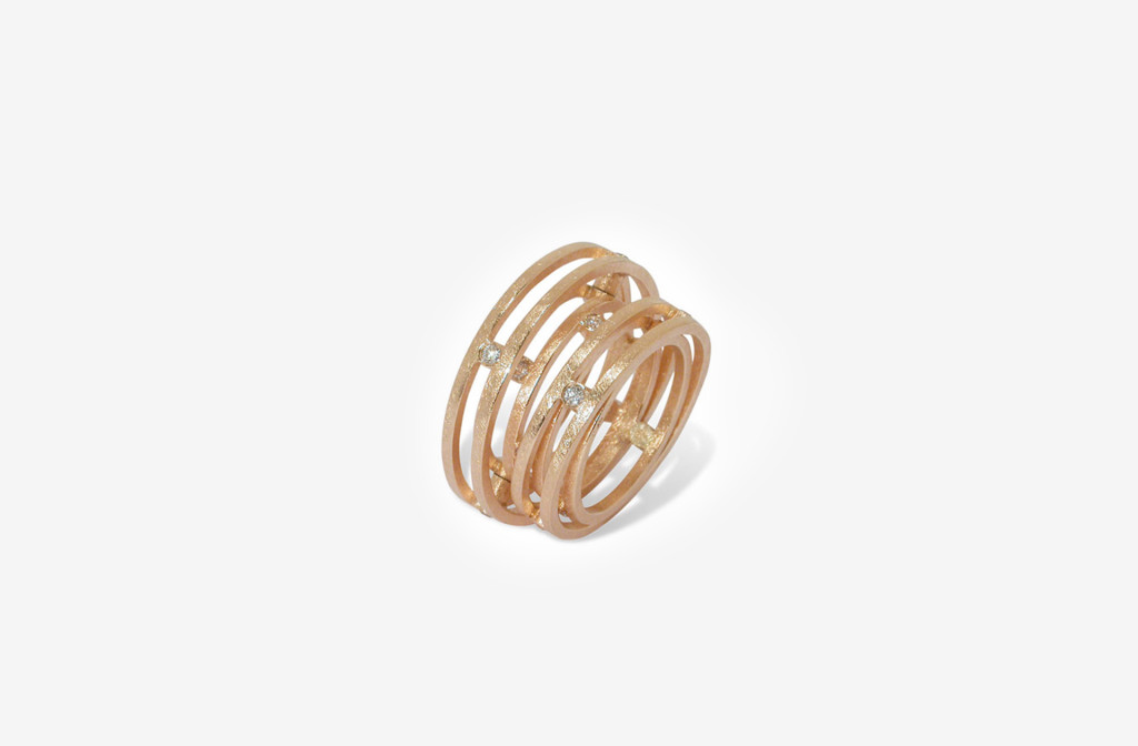 Ring <em>Orbit 1</em>. Gold 750, 16 Brillianten. Preis auf Anfrage.