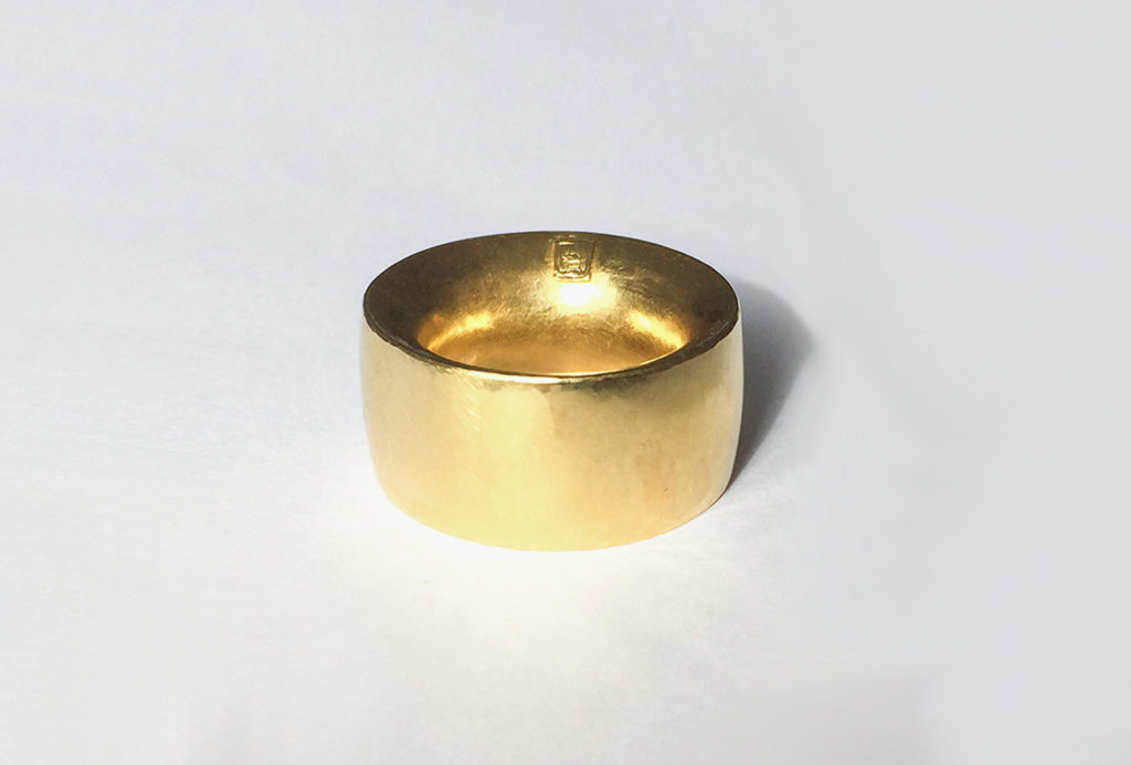 Ring. Feingold, 14,5 mm.