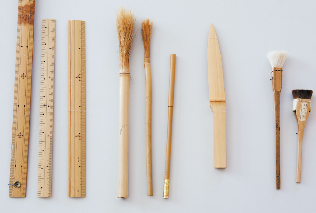 Werkzeuge aus Bambus im Gewerbemuseum Winterthur