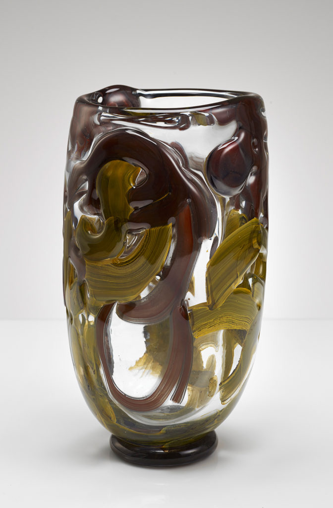 Vase, 2000. Glas, 26 x 14 cm
