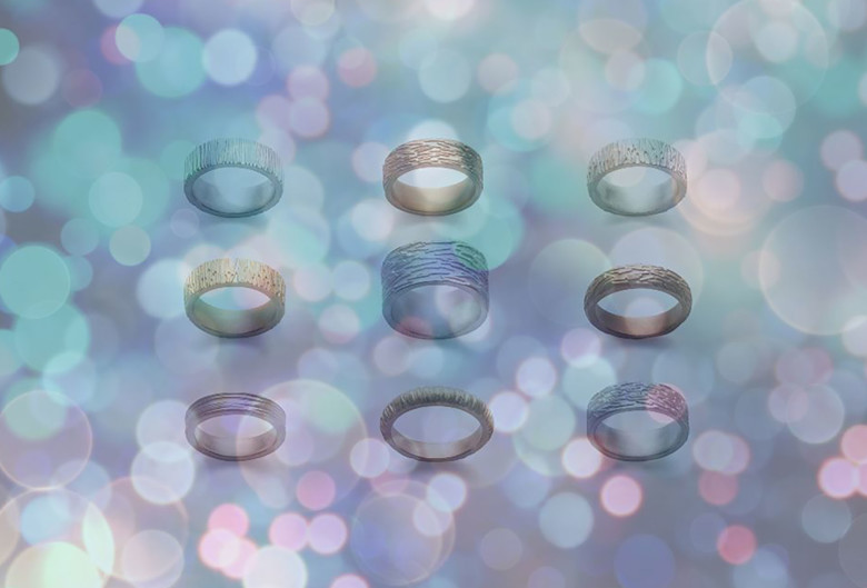 Ringe aus Metall von Stefanie Prießnitz