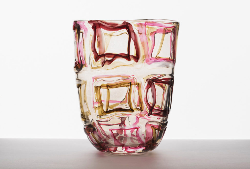Vase <em>Ercole allungato</em>, 2021, Harzkristall, <br>H 29 cm.