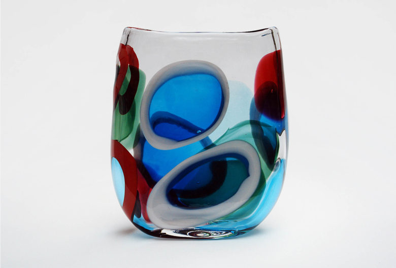 Vase, 2016. Glas, H 27cm