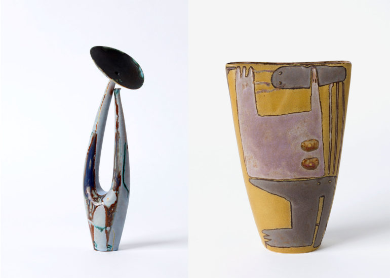 Beate Kuhn, Vase, Keramik, Steinzeug, Die Nachdenkliche