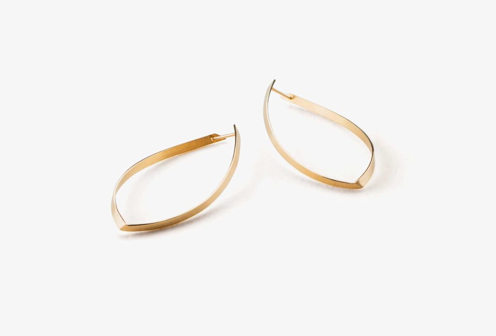 Creole <em>Cambio</em>. Gelbgold 750, in zwei Größen erhältlich.